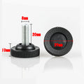 Furniture Leveler M6/M8/M10 Screw on Furniture Glide Leveling Feet Floor Protector Heavy Duty Adjustable Leveler for Chair Leg