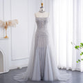 Jancember LSZ325 Luxury Rhinestone Beading Evening Party Formal Gowns Dresses