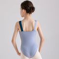 Fashion Nylon Spandex Two-color Tone Children Kids Girls Tank Ballet Dance Leotards