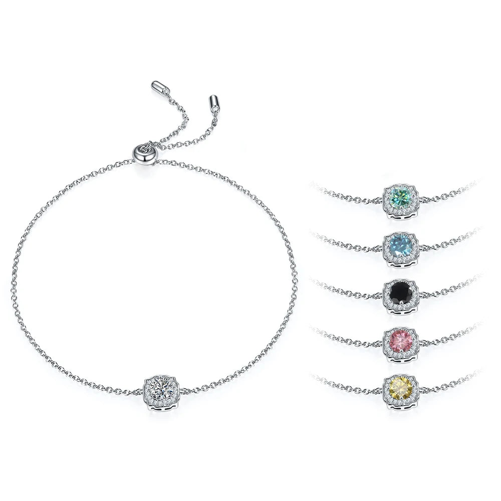 Abiding Jewelry Professional Factory Wholesale Silver Gold Moissanite Diamond Bracelet for Wedding