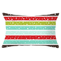 Rectangle 30*50 cm Christmas Polyester Silk Pillow case 100% Mulberry Cushion Cover Sublimation Blanks Customized Pillow Case