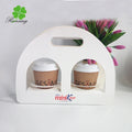Coffee Cup Holder Single and Double Cup Portable Takeaway Coffee Milk Tea with Cups Packing Holder Sleeve