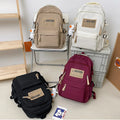 Wholesale Can Be Customized logo Backpack Large Capacity Lightweight Retro Backpack for Junior High School Students School Bags