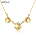 LUOTEEMI Dainty Charm Pendant Small Boho Trendy 14K Cute Chain Designer Woman Trending Gold Chunky Necklace MegaBDM