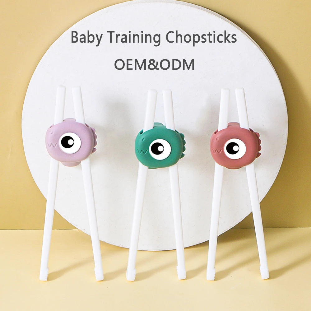 Wholesale Eco-Friendly Adjustable Length Kids Chopsticks Baby Training Dining Tableware for Children
