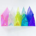 Large Stock Qty Mix Colors Makeup Bag Accept Custom Logo Clear Transparent Pvc Cosmetic Pouches for Travel Toiletry With Zipper
