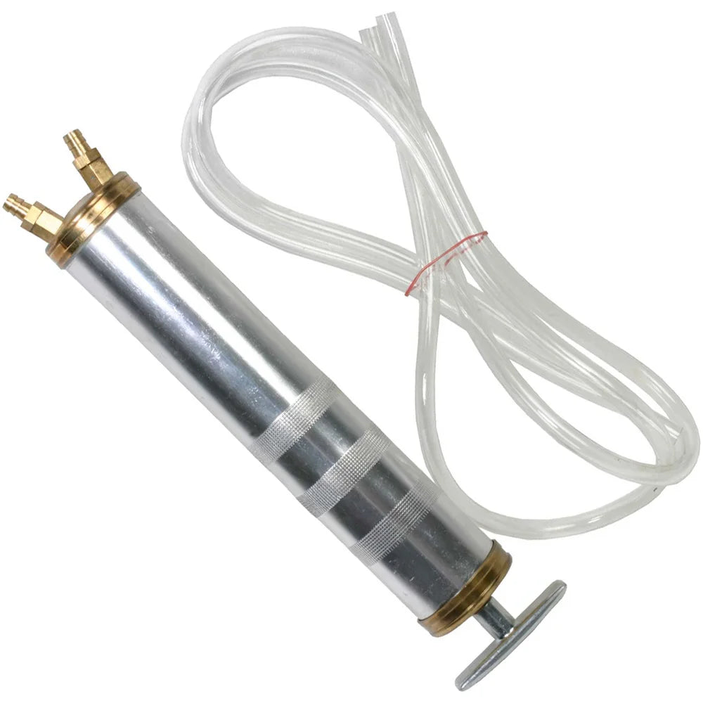Oil Liquid Suction Gun 500CC Vacuum Transfer Hand Held Pump Aluminum Fluid Gear Oil Syringe Extractor
