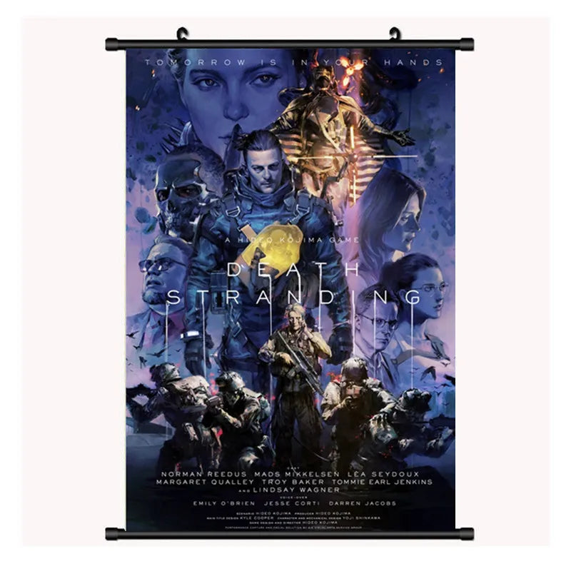 30*45CM Metallic Style Retro Art Hanging Canvas Game Death Stranding Poster