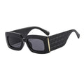 STORY OT9516 Punk Style Thick Frame Sunglasses Vintage Square Sun Glasses Men Women Retro Wide Leg Rectangle Shades