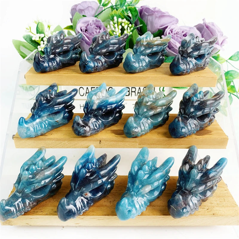 Wholesale Crystals Stones New Arrivals Minerals Natural Trolleite Dragon Skulls for Gifts