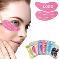 Wholesale Custom Logo Washable Skin Care Reusable Eye Pads With Tin Can Silicone Eye Patch Anti Wrinkle Mask Under Eye Patches