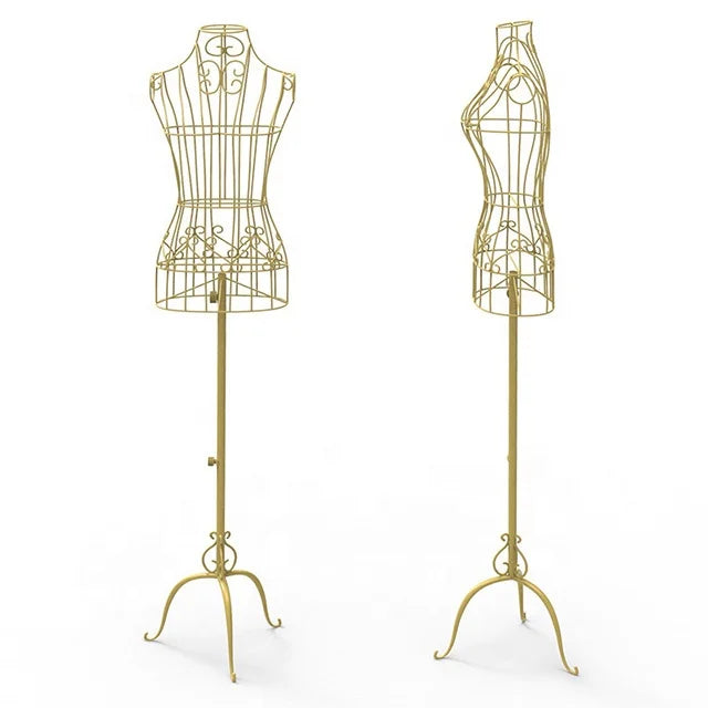 Hot Selling Female Mannequin Torso Display Metal Wire Mannequin
