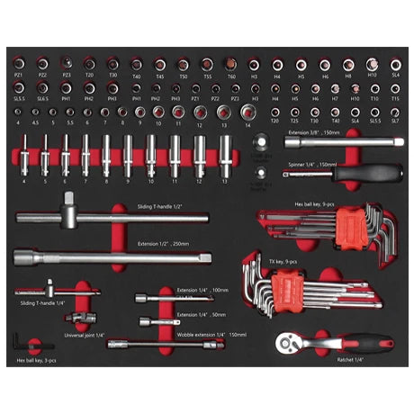 324 Pcs Hand Tools Sets for Car Repair CRV Hand Tools Hammer Knife Wrench Combination