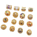 Wholesale Jewelry Ladies Christmas Tree Leaf Accessories Custom Copper Plated DIY Small Charm Bracelet