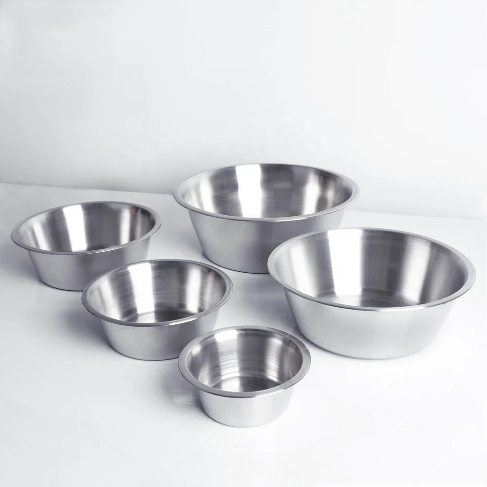 Dogs Bowl with Food Wholesale Customizable LOGO Pet Feeder Dog Supplies Stainless Steel for Dogs Sustainable