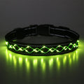 USB Rechargeable Led Pet Collar Flashing Safety Pet Collar Custom Personalized Design Strong Dog Collar and Leash