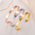 Inspire Jewelry Factory Custom Engraved Muslim Religious Jewelry SABR Cuff Bracelet Hot Selling Bangle Unisex Gift