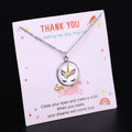 Gift for Her Wedding Bridesmaid Gift Stainless Steel Base Glass Cabochon Statement Jewelry Unicorn Pendant Necklace for Women