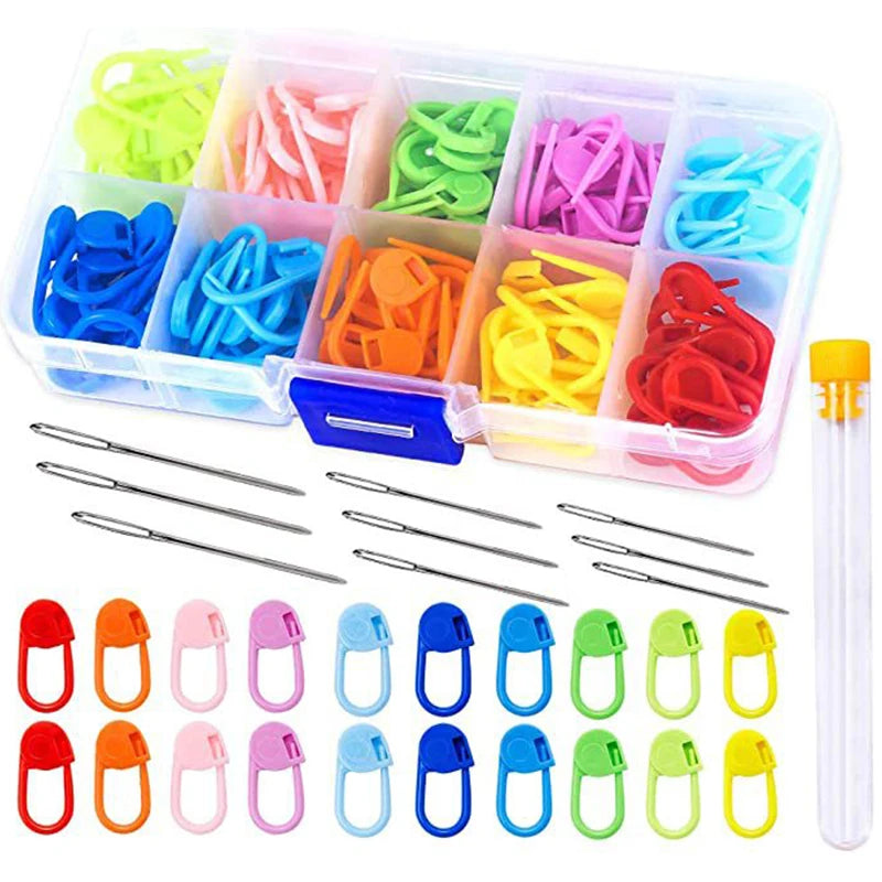 120pcs Knitting Stitch Markers Stitch Needle Clip
