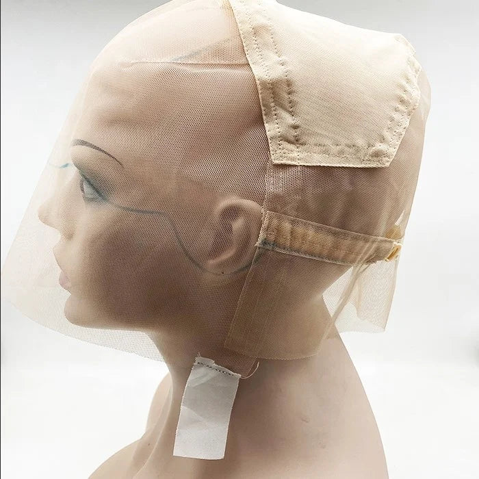 Wholesale Factory Supply Small Size Full Lace Adjustable Wig Cap with Remy Hair for Lace Transparent for Wig Making