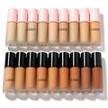 Custom Round Bottle Full Coverage Matte Makeup Liquid Foundation Waterproof Hd Private Label Foundation for Black Women