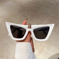 Imamba 2023 Vintage Large Frame Fashion Personality Cat's Eye Shape Sunglasses Anti-UV Trend Sunglasses