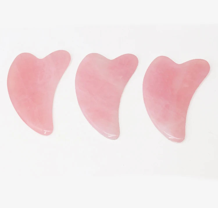 HZ Hot Selling Rose Quartz Dolphin Shape Massage Stone Guasha