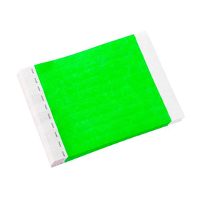 Hot Sale Customized Logo Factory Price Promotional 19x250mm Paper Wristband 1000/Pack Quick Deliver Waterproof Bracelet