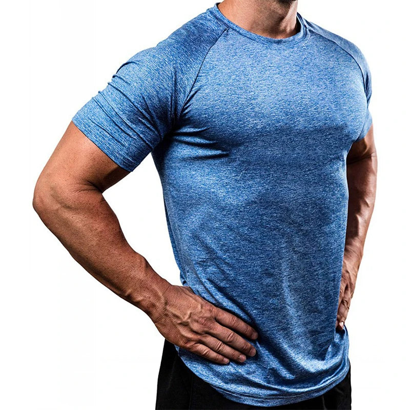 2024 Wholesale Compressed Sports TShirt Custom logo High Quality Quick Dry Breathable Running Undershirts Men for Gym t Shirt