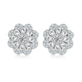 Wholesale Fashion Real 925 Sterling Silver Zircon CZ Stud Earring