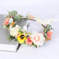 Newly Arrived European American Crown Bridesmaid Artificial Garland Hair Accessories Wedding Photo Dance Headband