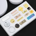 Customized Zinc Alloy Brand Name Logo Metal Tags Engraved Bag Label Custom Nameplate for Handbag Plates
