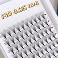 Private Label Premade Russian Volume Lashes Fans Super Thin Pointy Base Eyelashes Extension