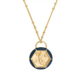 Laodun Ins Style Fashion Jewelry Necklace Creative Pendant Personalized Goddess Geometric Charm Brass Necklace Vermeil