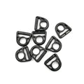 Black Beastee D Ring Hook Outdoor 1 Inch 1.25'' Tactical Backpack Durable D-Ring Buckle for Hook Webbing Connection Accessories