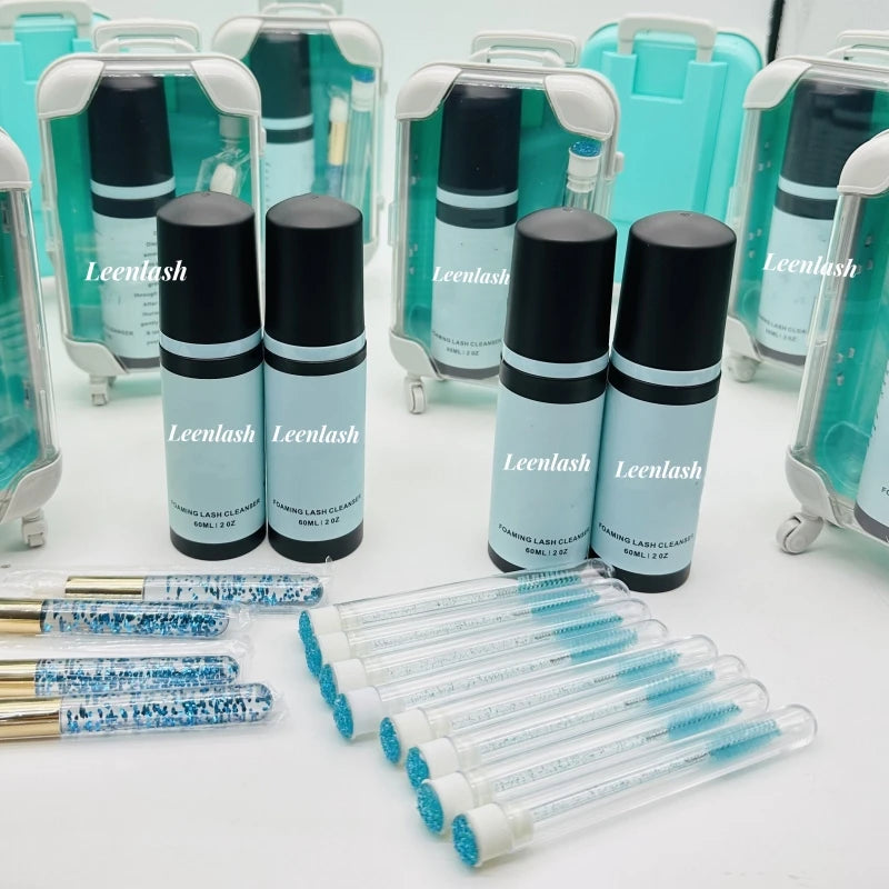 Wholesale Tear Free and Vegan Lash Cleanser Private Label Lash Extension Foam Bath Wash Lash Shampoo for Eyelash Extension