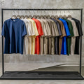 Wholesale 305G 100%Cotton Jersey Earth Color Heavyweight Men's Street Fashion Brand Solid Oversized Eco-Friendly Breathable