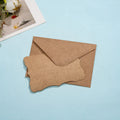 Creative Retro Blank Wavy Lace Kraft Paper Envelopes Handheld Birthday Thanksgiving Blessing Wallet Set