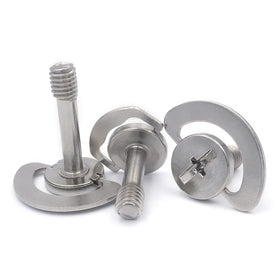 Hidden Camera Pan Head Stainless Steel Decking Screw SS304 D-ring Adapter Class 4 Invisible