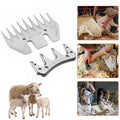 Sheep Clipper Blade Goat Sheep Clippers Blades 9Teeth Shears Kit Straight Goat Shearing Clipper Wool Scissors