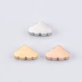 BASQUESUN Mirror Stainless Steel 1.8mm Small Hole Bead DIY Customizable Engraved Cloud Pendant 6 * 10mm Accessory