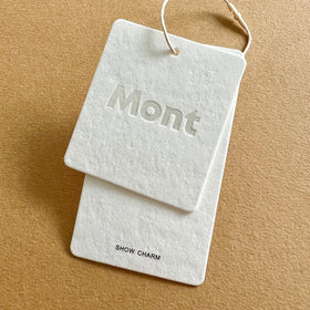 Custom Tag logo Clothing Accessories Tag Clothing Personalized Cardboard Label Clothing Paper Tag