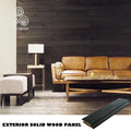 MUMU Yakisugi Black Outdoor Decorative Charcoal Shou Sugi Ban Burnt Solid Wood Panels for Wall