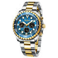 Luxury Gold Watch Men Top Brand BIDEN 3ATM Waterproof Classic Golden Blue 0239-1 Business Casual Men Wristwatch Gifts for Men