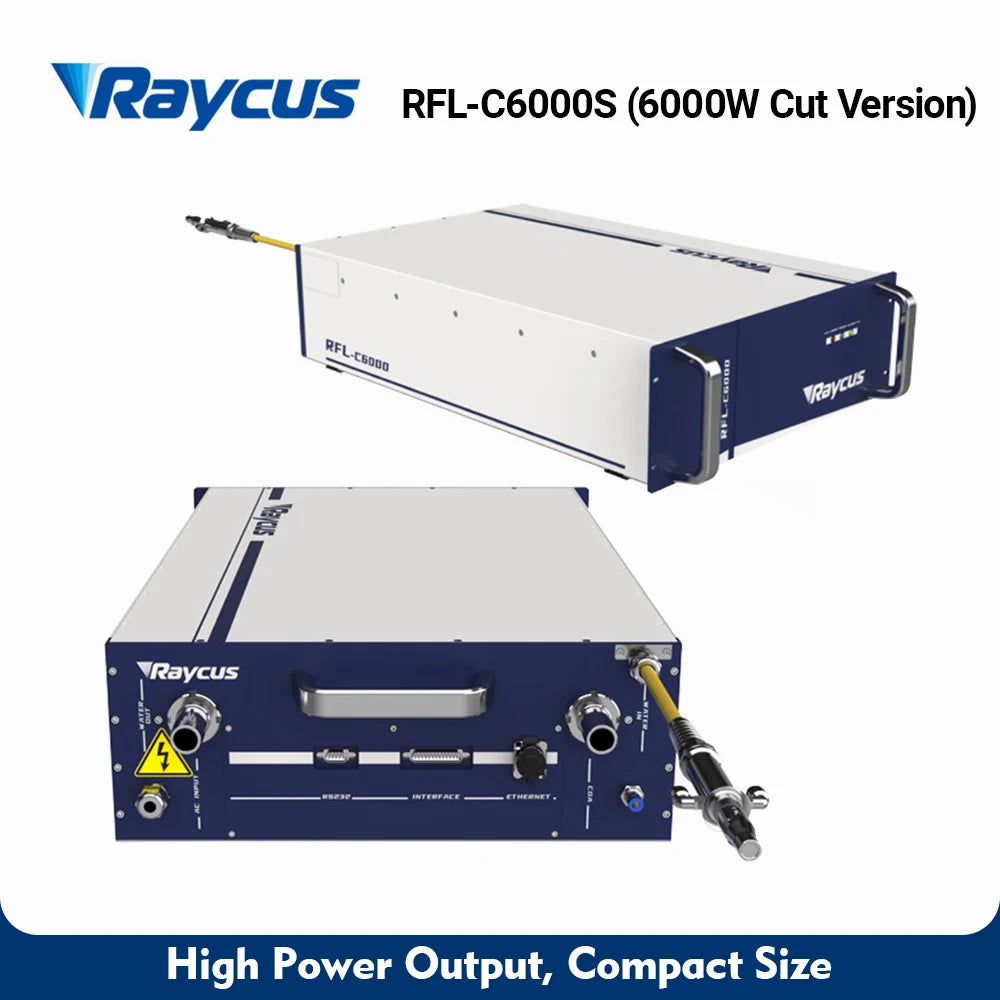 Raycus CE Fiber Laser Module 1500W-6000W Industrial Source for Metal Fabrication Cutting & Welding