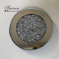 Factory Wholesale Round  Mirror Glass Crystal Diamond coaster