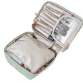 Eco-friendly Fashionable PU Cosmetic Bag Set Zipper Makeup Case Travel Purse Beauty Organizer Gift for Women and Girls