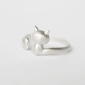Wholesale Simple Design Jewelry Silver Open Adjustable Cat Rings for Women