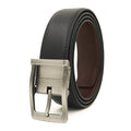 LQbelt Rotating Buckle Belt Men's Leather Belts for Men Alloy Pin Buckle Reversible Wholesale Customized logo Factory
