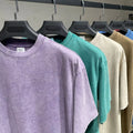 Top Quality Cotton Acid Wash T-shirt Oversized Retro Mineral Wash Tshirt Heavy Relaxed Vintage t Shirt